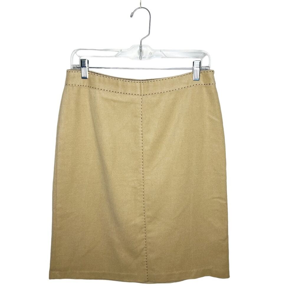 GAP / tan soft pencil skirt / 6